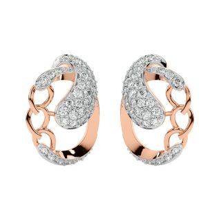 Sadie Round Diamond Stud Earrings