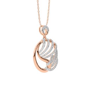 Darcey Round Diamond Office Wear Pendant