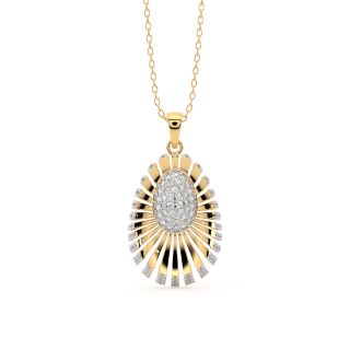 Bold N Brief Gold Diamond Pendant