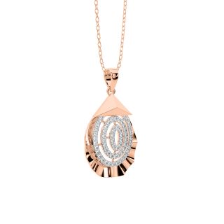 Keely Round Diamond Office Wear Pendant