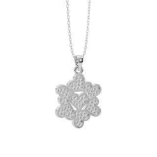 Love Heart Diamond Pendant