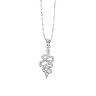 Serpent Diamond Pendant
