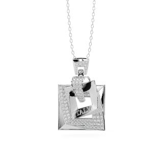 Frame of Mind Diamond Pendant