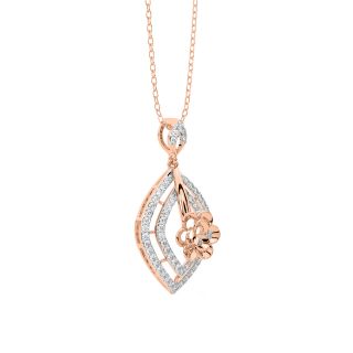 Teige Round Diamond Office Wear Pendant