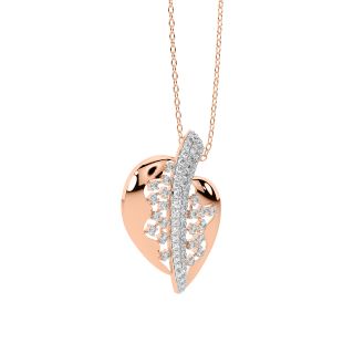 Mane Round Diamond Office Wear Pendant