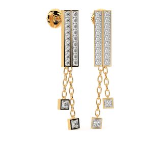 Flashdance Diamond Earrings