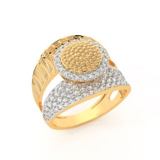Dark Romance Gold Diamond Ring