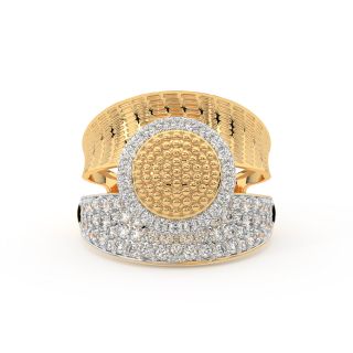 Dark Romance Gold Diamond Ring