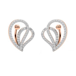 Jenny Round Diamond Stud Earrings