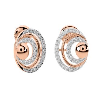 Doyle Round Diamond Stud Earrings