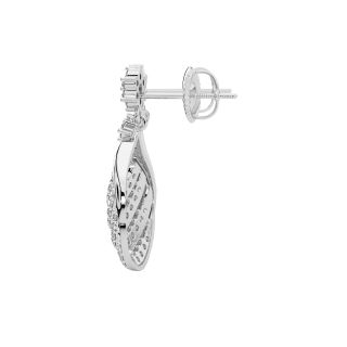 Andy Round Diamond Dangler Earrings