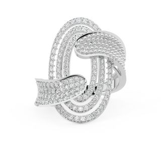 Trio Oval Design Diamond Ring