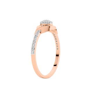 Alanna Round Diamond Dainty Ring