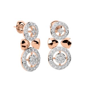 Galice Round Diamond Stud Earrings