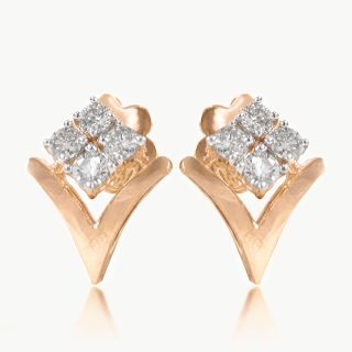 Ganeessa  Designer Diamond Stud Earrings