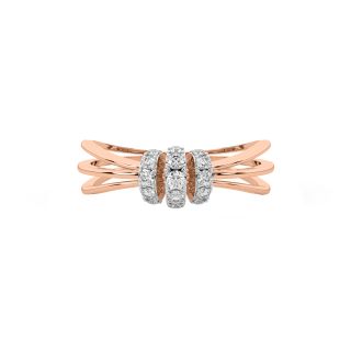 Triple layer Engagement Ring