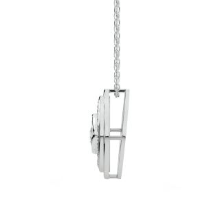 Modern Minimalist Diamond Pendant