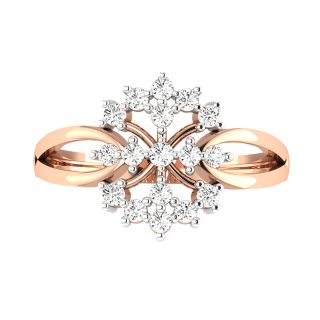 Lily Round Diamond Engagement Ring