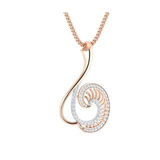 Agaja Round Diamond Pendant