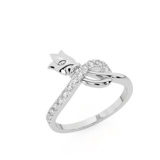 Knot Design Engagement Ring