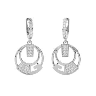 Golden Dome Diamond Earrings