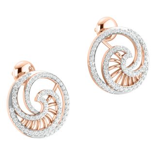 The Ryan Round Diamond Stud Earring