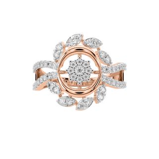 Melik Round Diamond Engagement Ring