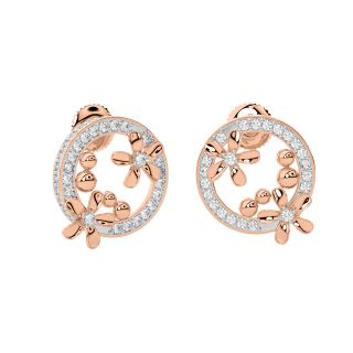 Floral Enigma Diamond Earrings