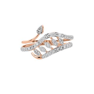 Stern N Fern Diamond Engagement Ring