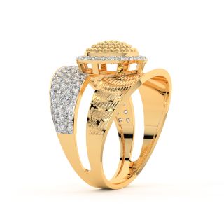 Dark Romance Gold Diamond Ring