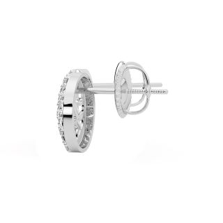 Myron Round Diamond Stud Earrings