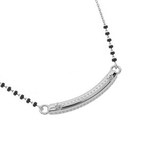 Lisle Simple Diamond Mangalsutra With Chain