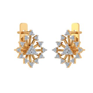 Nancy Round Diamond Bali Earrings