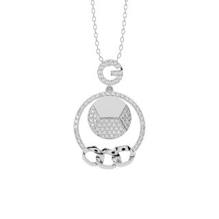 Morain	Round Diamond Office Wear Pendant