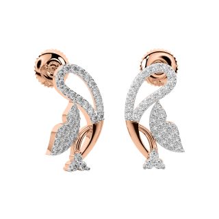 Albion Round Diamond Stud Earrings