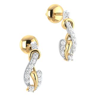 Avril Diamond Stud Earrings