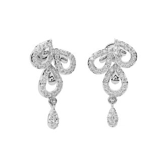 Jake Round Diamond Earrings