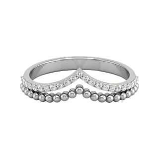 Diamond Studded Hilltop Ring