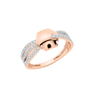 Mack Round Diamond Engagement Ring