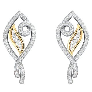 The Kayla Round Diamond Stud Earrings