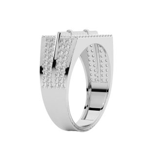 Tama Round Diamond Ring For Men