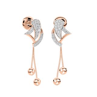 Hansen Round Diamond Earrings