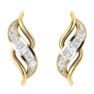 Veer Diamond Stud Earrings For Her