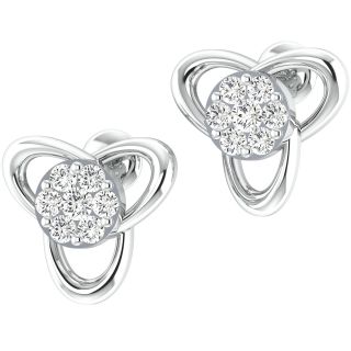 Autumn Round Diamond Stud Earring