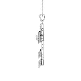 Sven Round Diamond Office Wear Pendant