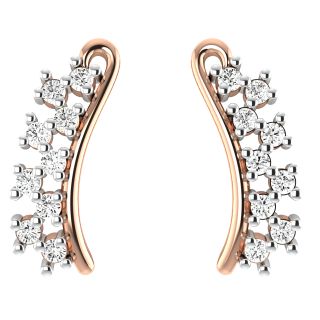Amold Round Diamond Stud Earrings