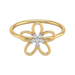 Designer Diamond Flower Cocktail Ring