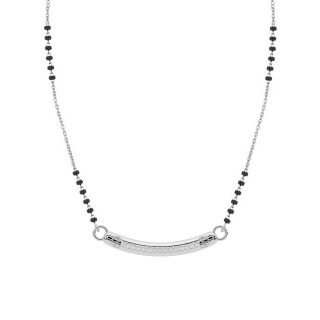 Lisle Simple Diamond Mangalsutra With Chain