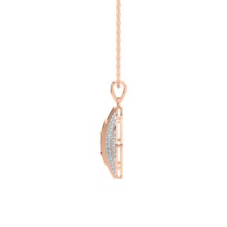 Faina Round Diamond Office Wear Pendant