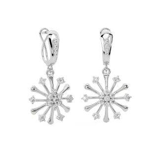 Adair Round Diamond Earrings